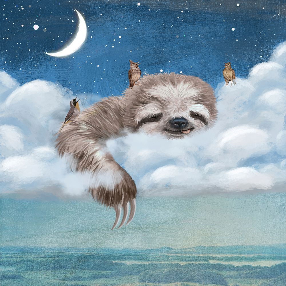 A Sloths Dream art print by Paula Belle Flores for $57.95 CAD