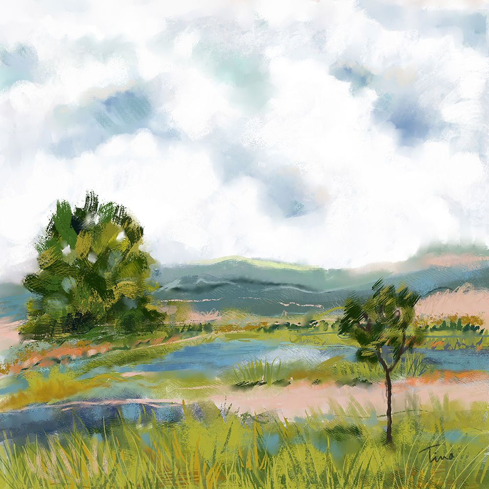Scenic Hills art print by Tina Finn for $57.95 CAD