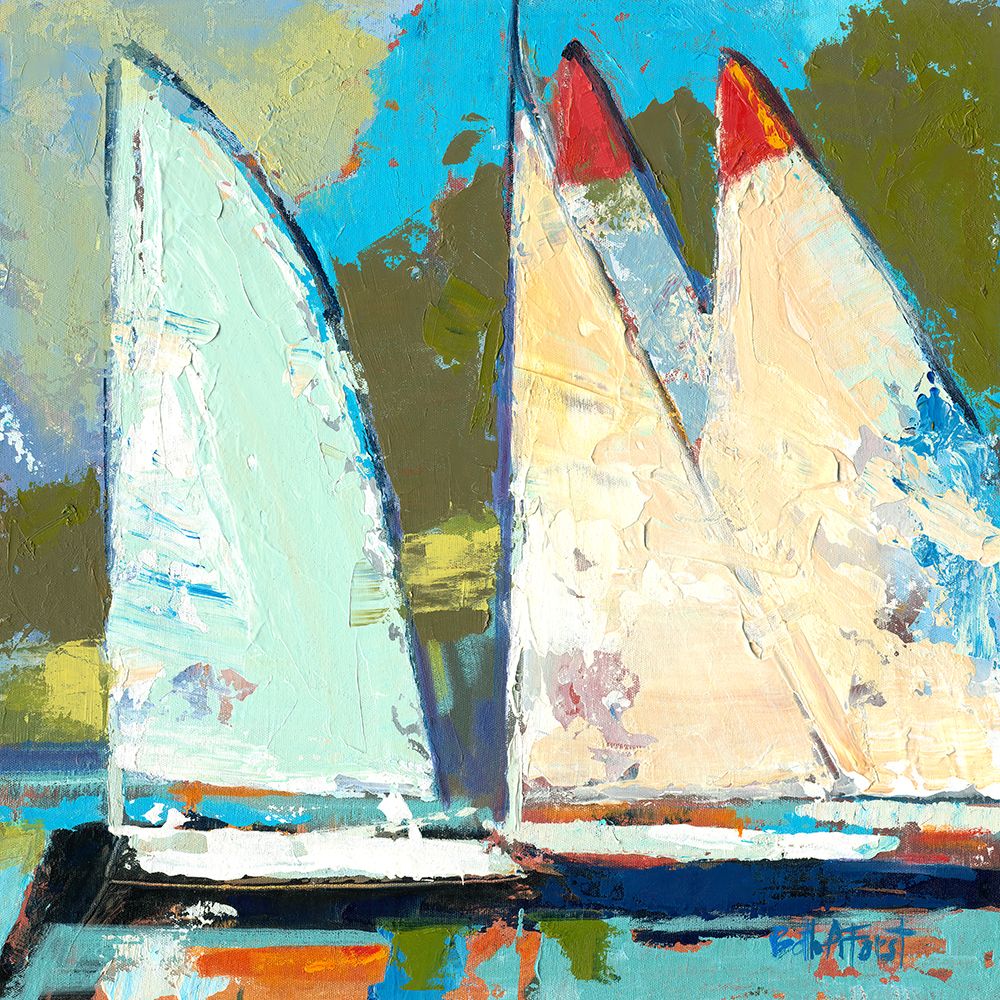 Four Sailboats art print by Beth A. Forst for $57.95 CAD