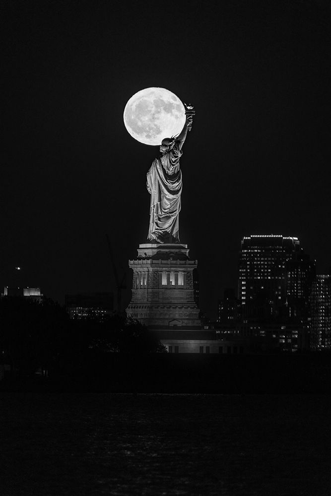 Full Moon New York art print by Bruce Getty for $57.95 CAD