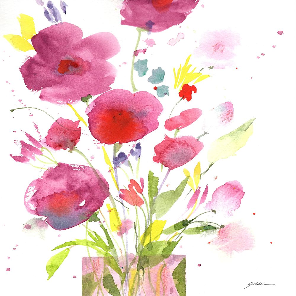 Fushia Fusion art print by Sheila Golden for $57.95 CAD