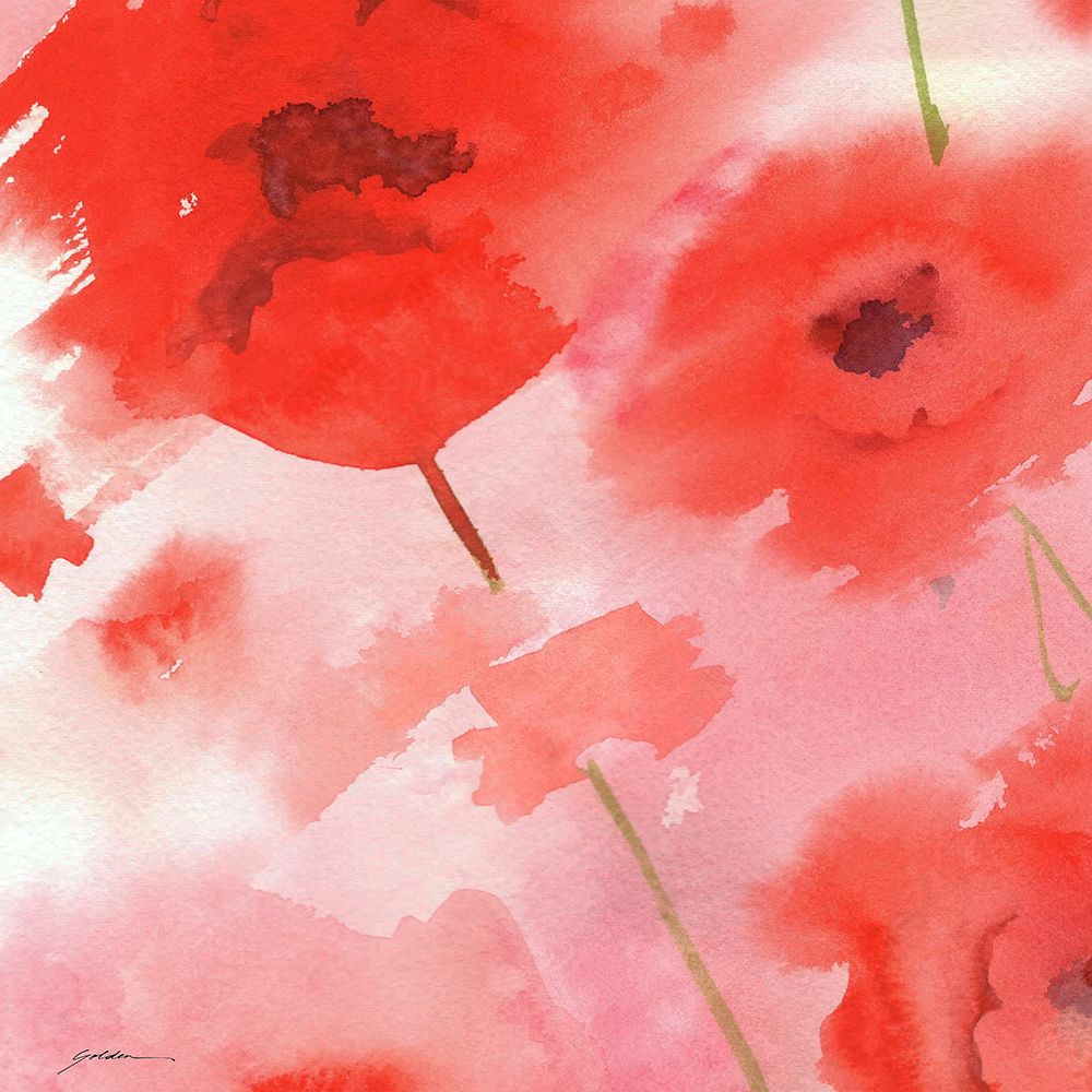 Red Poppies 1 art print by Sheila Golden for $57.95 CAD
