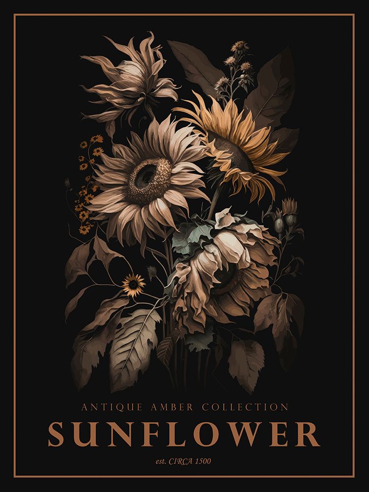 Sunflower art print by Christopher Giampietro for $57.95 CAD