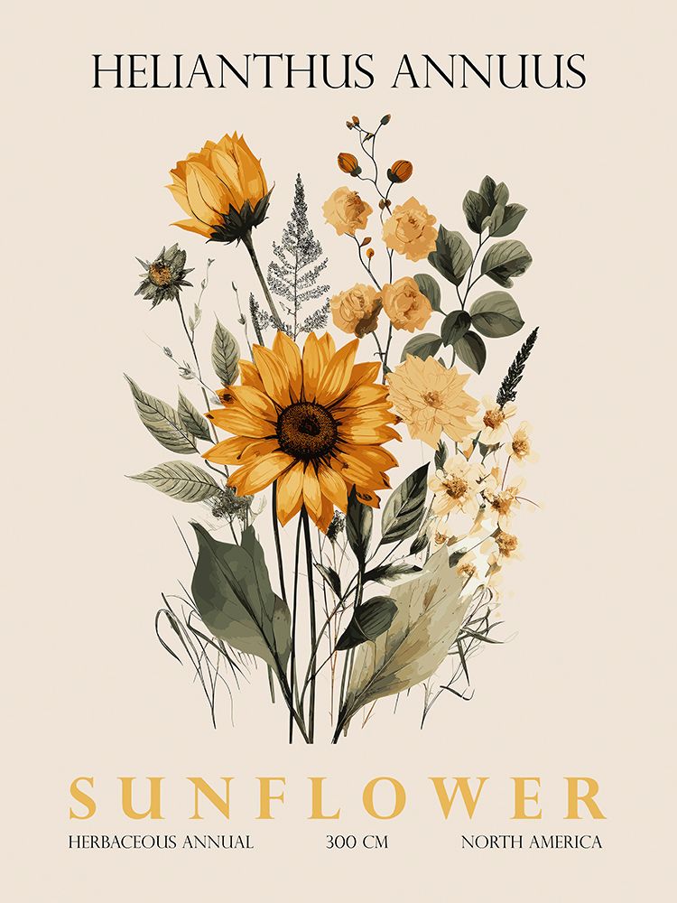 Sunflower II art print by Christopher Giampietro for $57.95 CAD