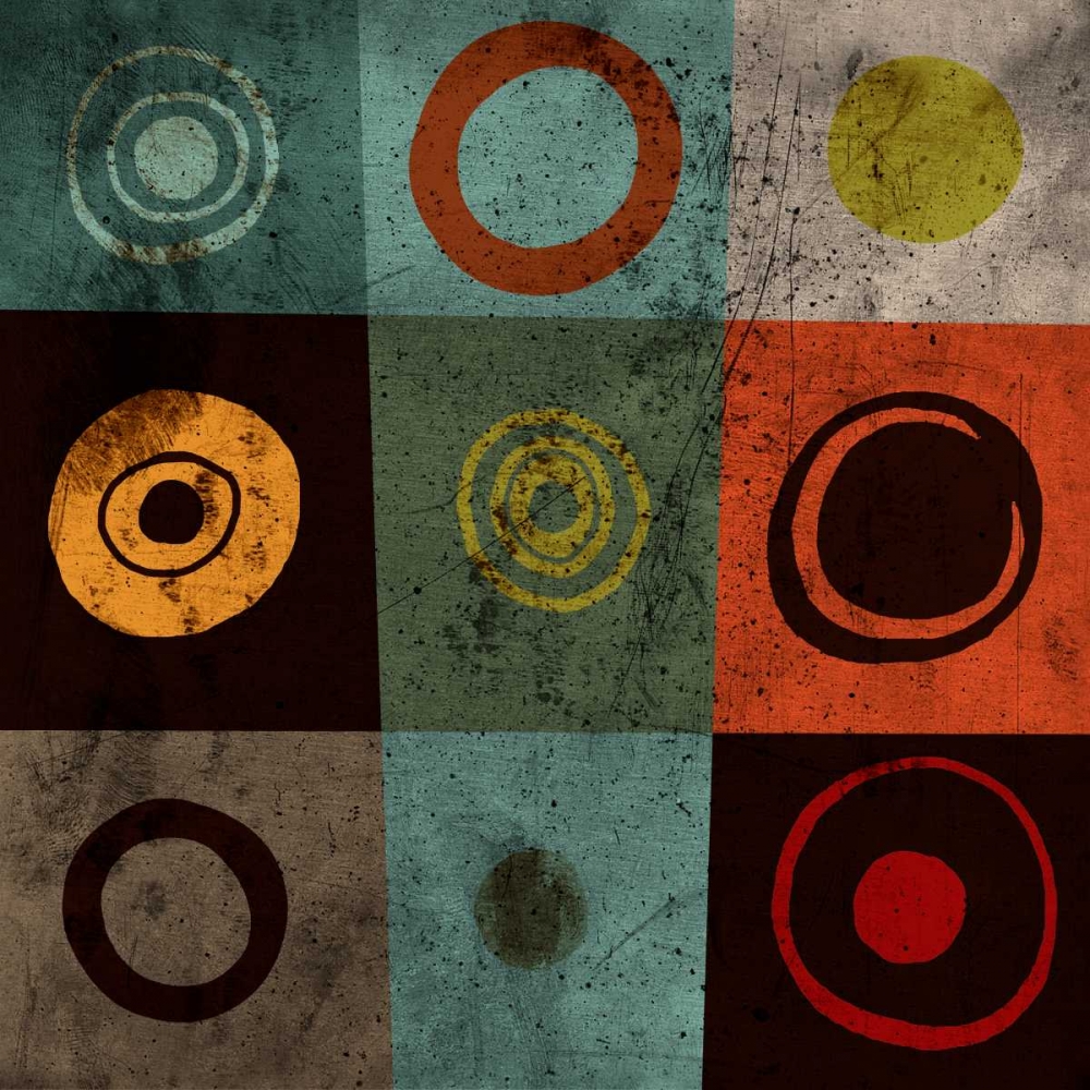 Tiles Circles art print by GraphINC for $57.95 CAD