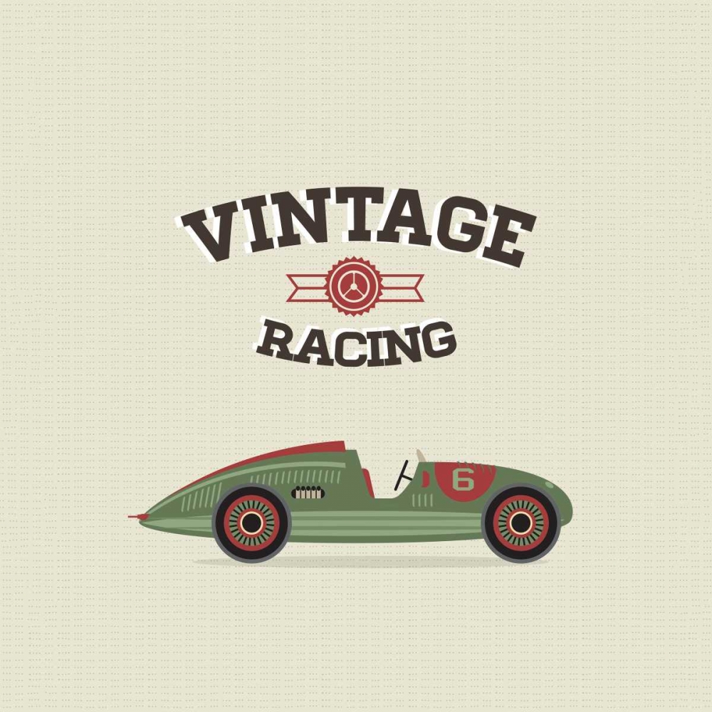 Vintage Racing 3 art print by GraphINC Studio for $57.95 CAD