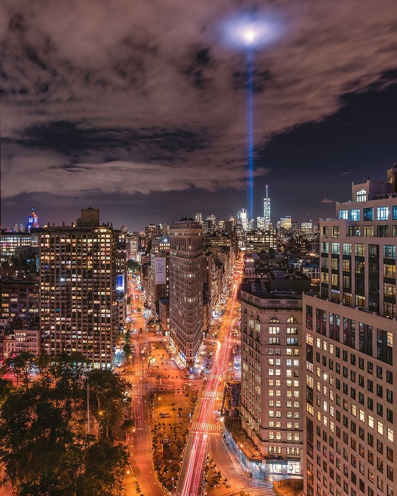 Tribute Lights Flatiron District art print by Bruce Getty for $57.95 CAD