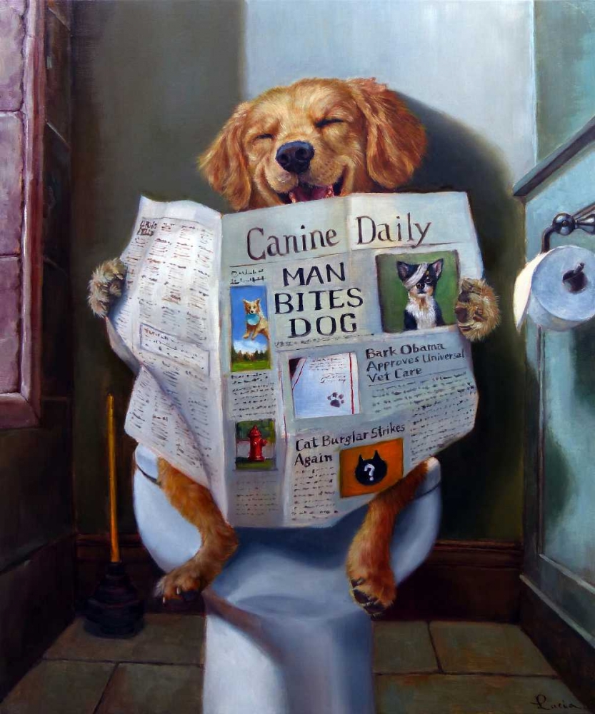 Dog Gone Funny art print by Lucia Heffernan for $57.95 CAD