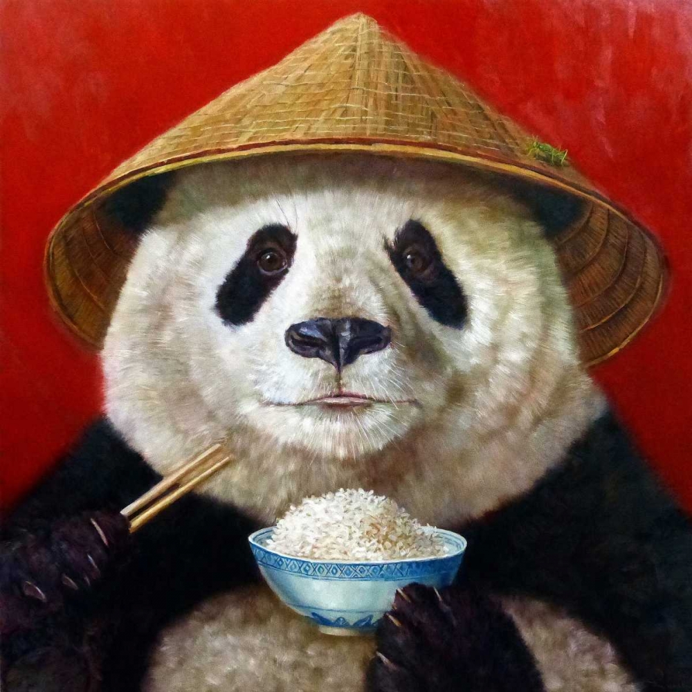 Panda art print by Lucia Heffernan for $57.95 CAD