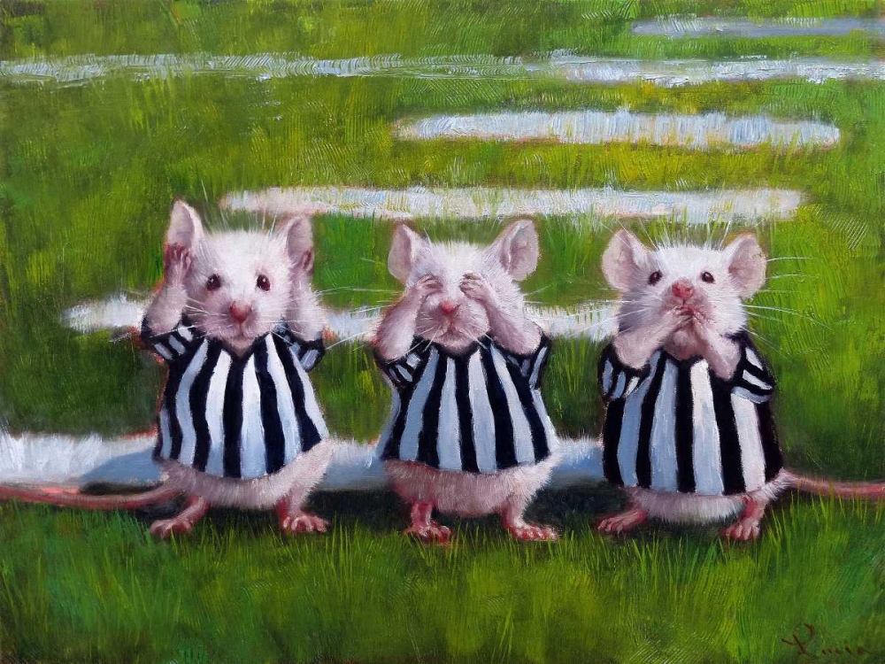 Three Blind Mice art print by Lucia Heffernan for $57.95 CAD