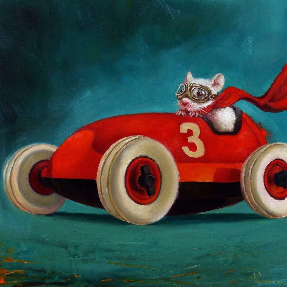 Speed Racer art print by Lucia Heffernan for $57.95 CAD