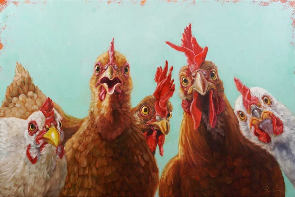 Chicken for Dinner art print by Lucia Heffernan for $57.95 CAD