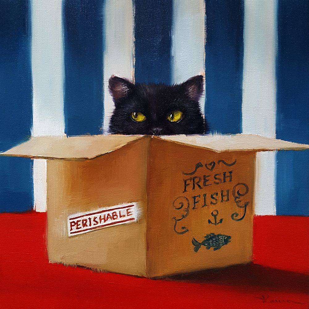 Cat Burglar art print by Lucia Heffernan for $57.95 CAD