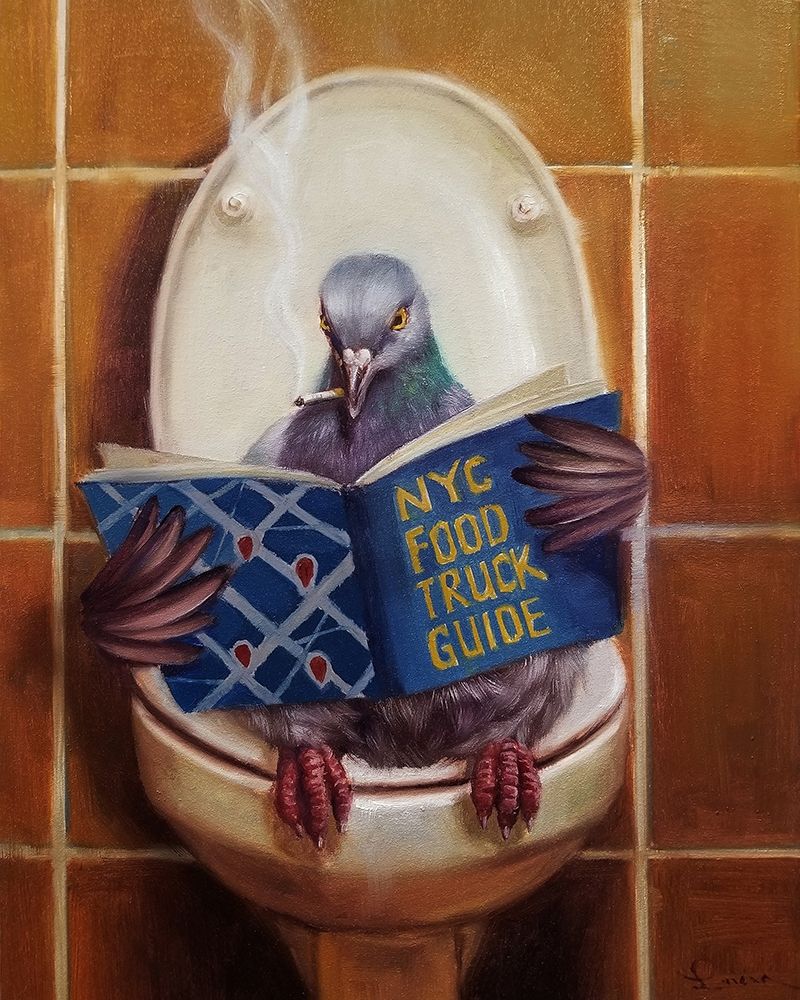 Stool Pigeon art print by Lucia Heffernan for $57.95 CAD