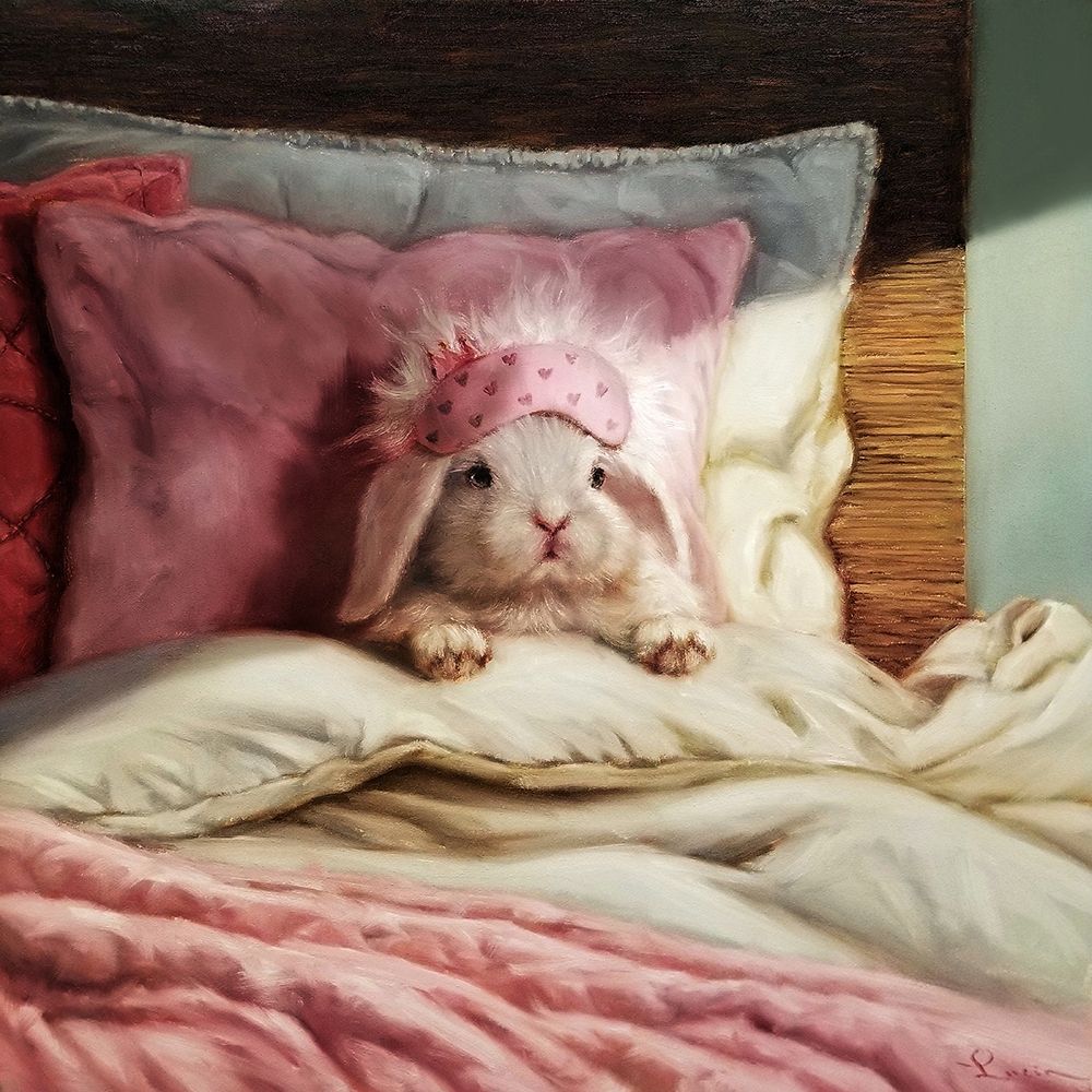 Bed Hare art print by Lucia Heffernan for $57.95 CAD