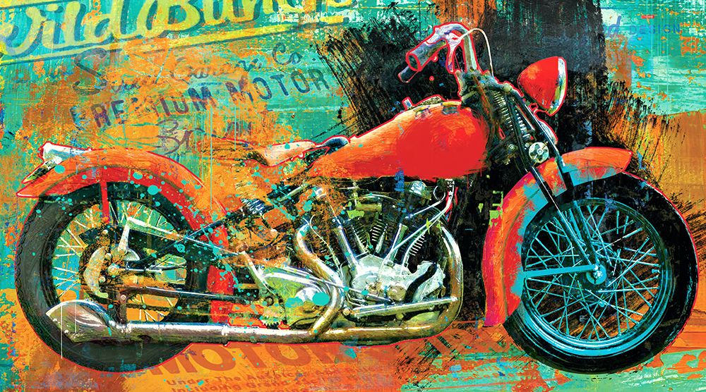 Hardtail Tangerine art print by Porter Hastings for $57.95 CAD