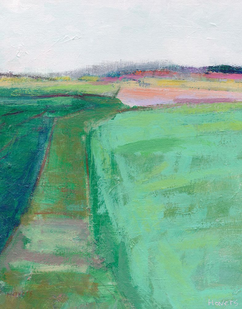 Pale Green Field art print by Chrissie Havers for $57.95 CAD