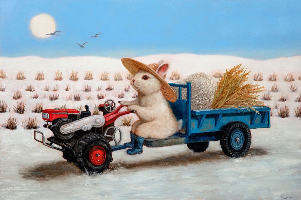 Happy Farmer art print by Lucia Heffernan for $57.95 CAD