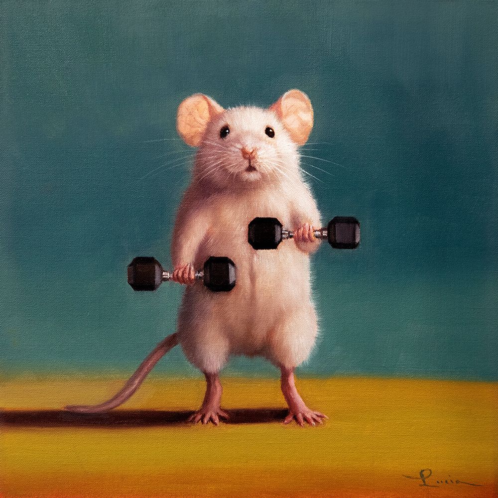 Gym Rat Biceps art print by Lucia Heffernan for $57.95 CAD