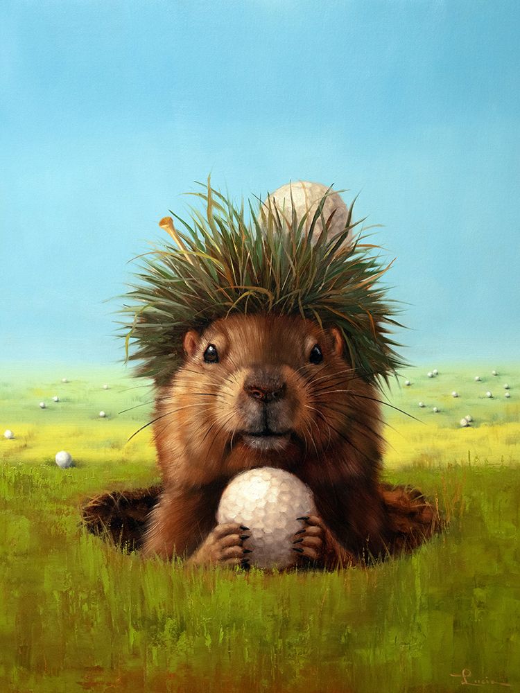 Ball Hog No. 2 art print by Lucia Heffernan for $57.95 CAD