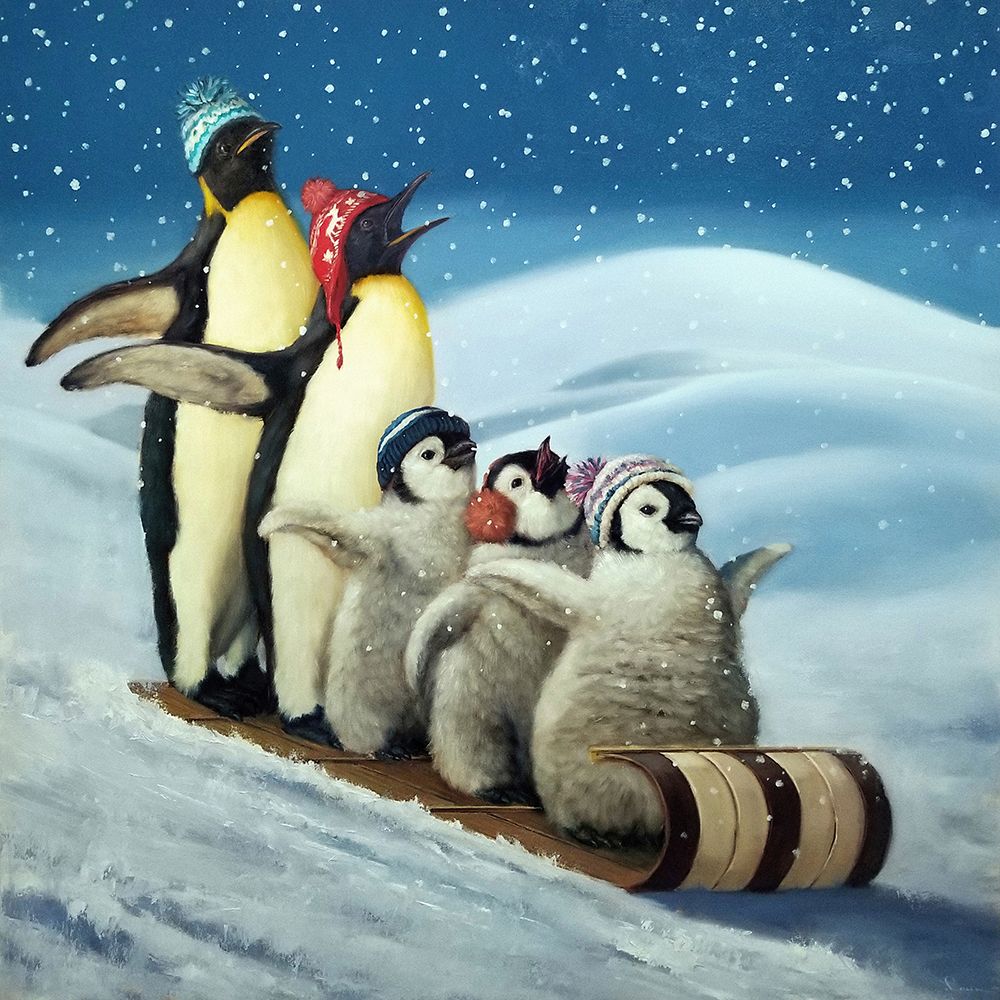 Sleigh Ride art print by Lucia Heffernan for $57.95 CAD