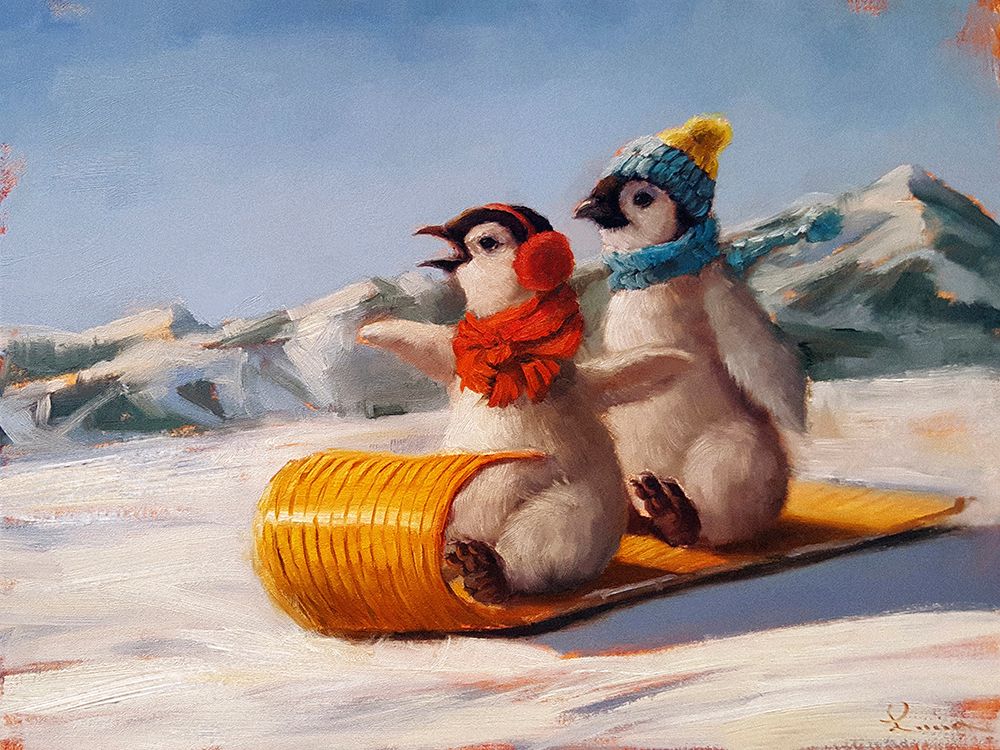 Toboggan art print by Lucia Heffernan for $57.95 CAD