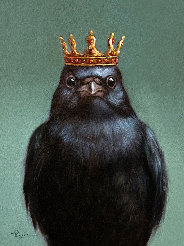 King Crow art print by Lucia Heffernan for $57.95 CAD