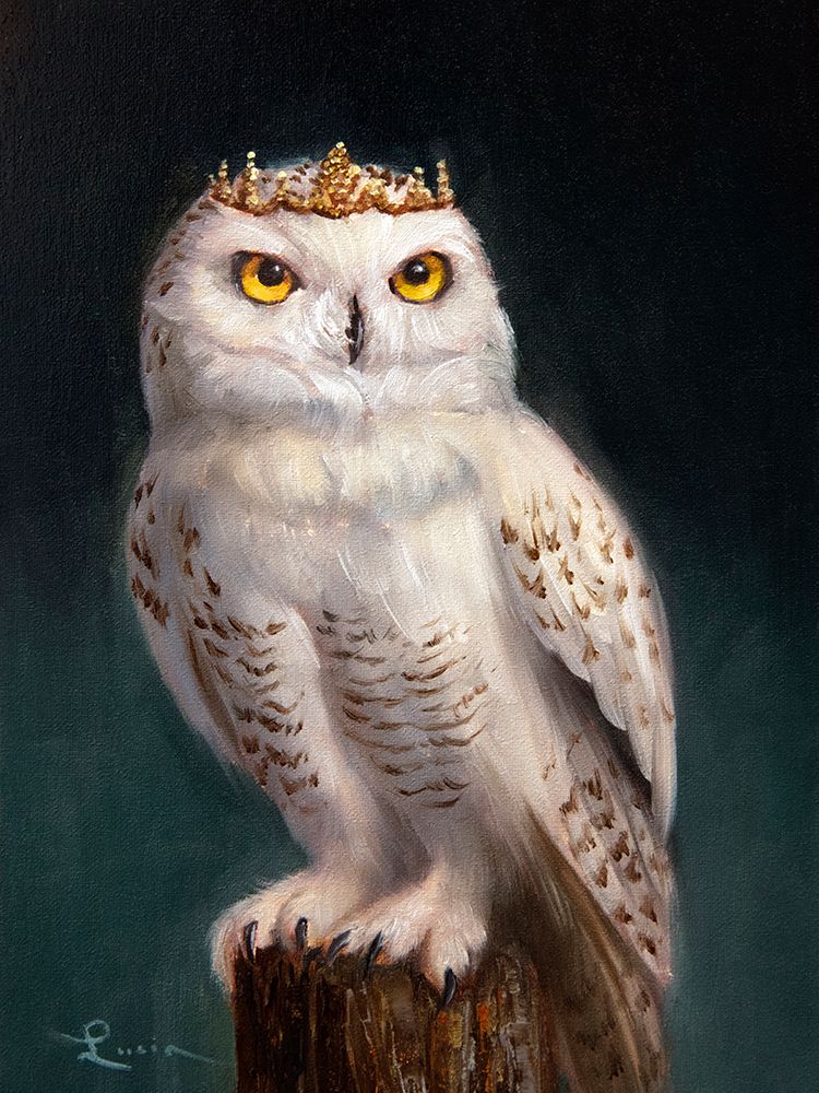 Owl King II art print by Lucia Heffernan for $57.95 CAD