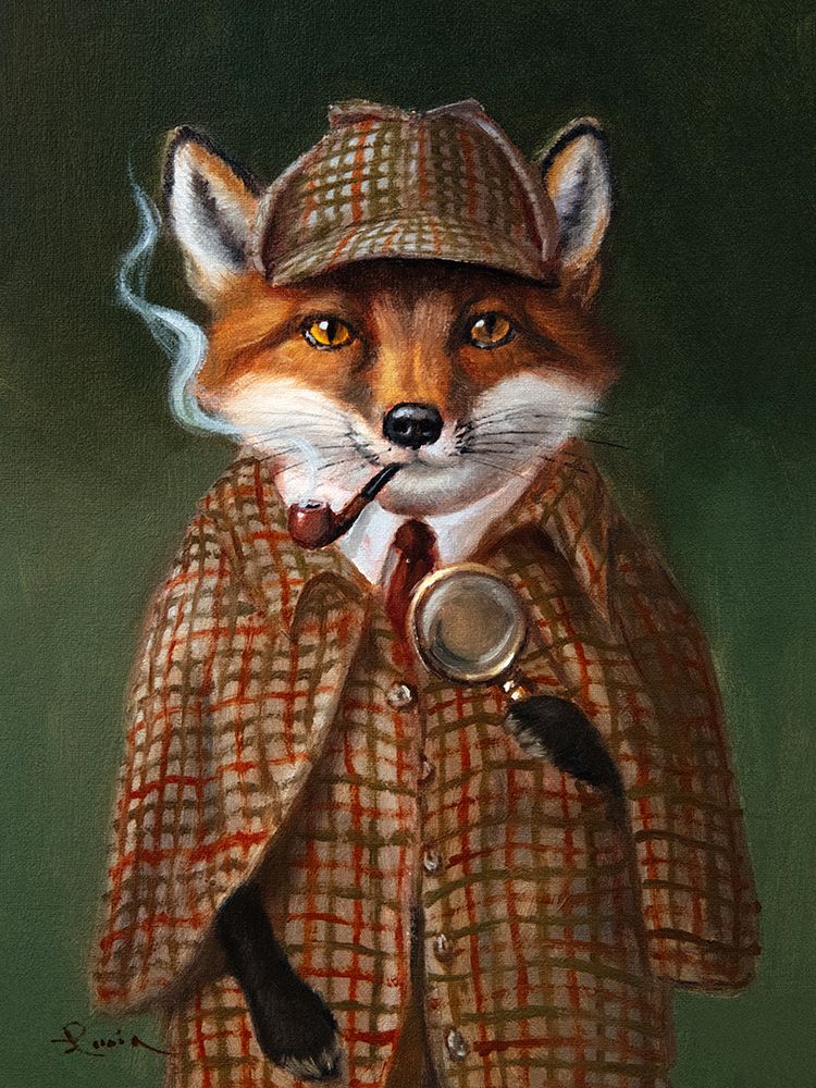 Detective Fox art print by Lucia Heffernan for $57.95 CAD