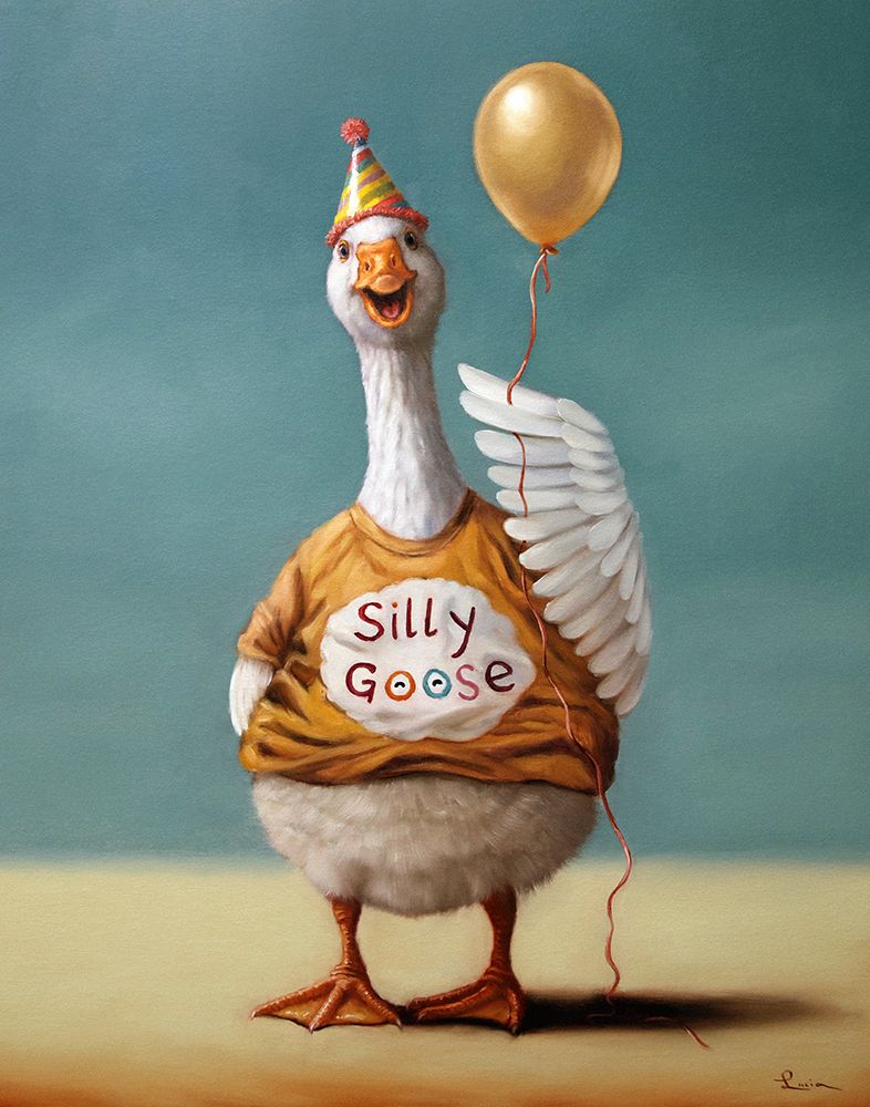 Silly Goose art print by Lucia Heffernan for $57.95 CAD