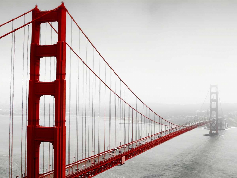Golden Gate Bridge in Fog art print by PhotoINC Studio for $57.95 CAD