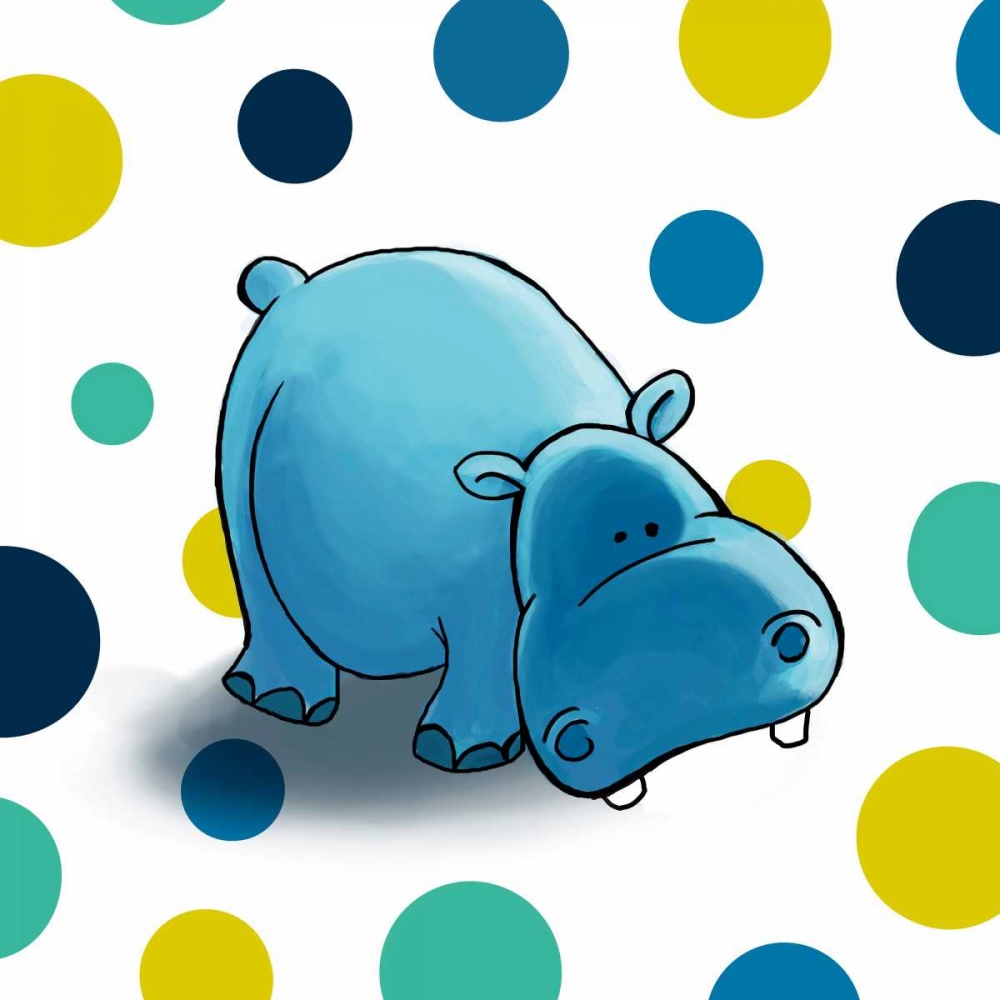 Hippo art print by GraphINC for $57.95 CAD