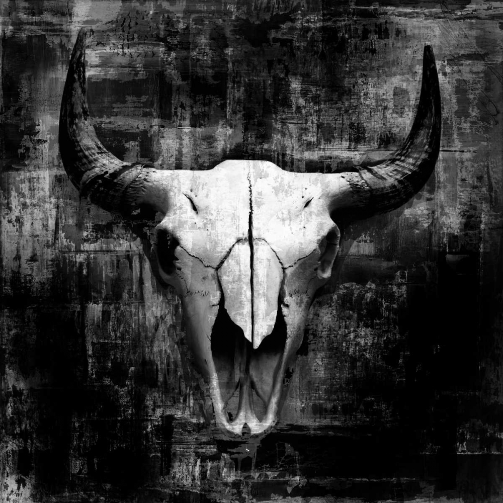 Black Cowskull art print by GraphINC for $57.95 CAD