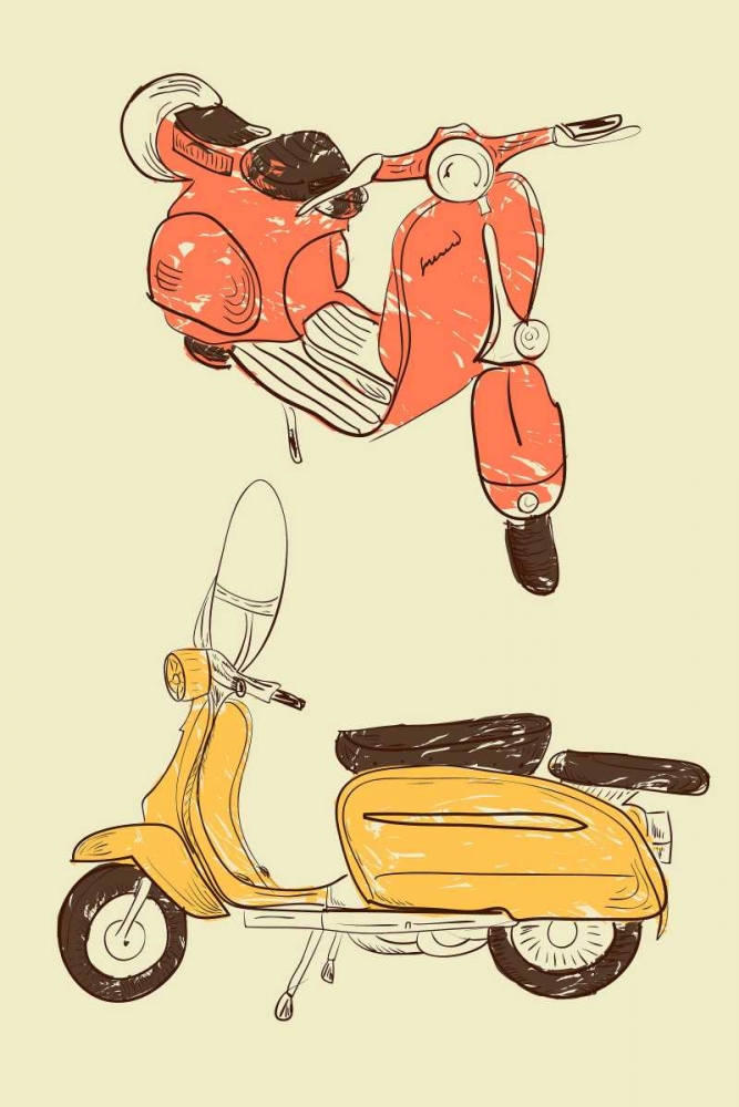 Scooter IV art print by GraphINC for $57.95 CAD