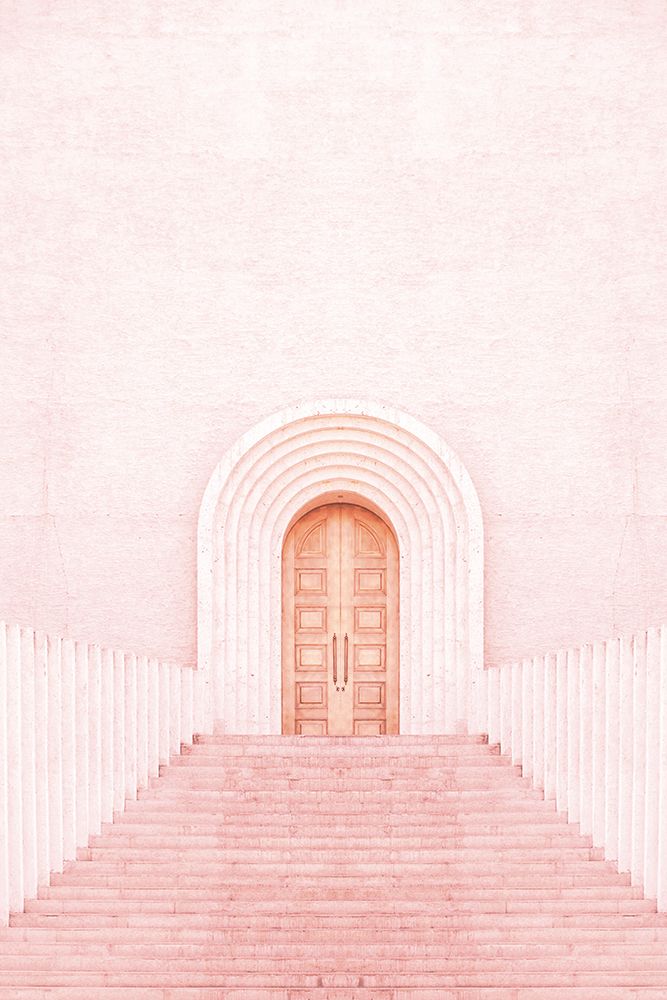 Pink Stairs art print by Incado for $57.95 CAD