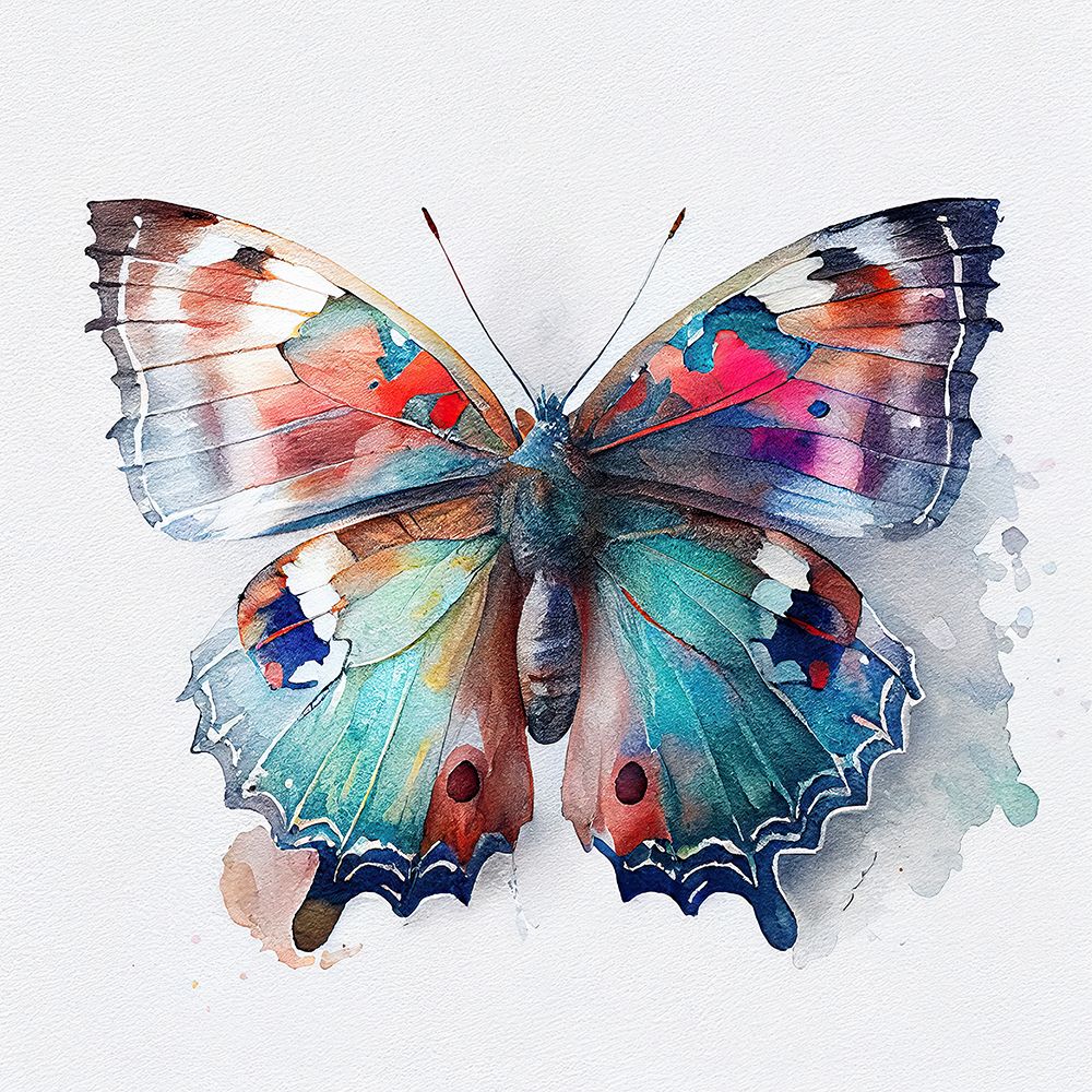 Colorful Butterfly art print by Incado for $57.95 CAD