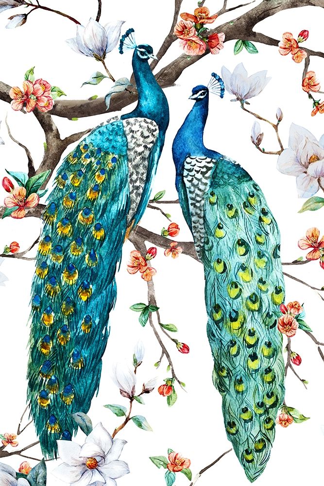 Paradis Birds I art print by Incado for $57.95 CAD