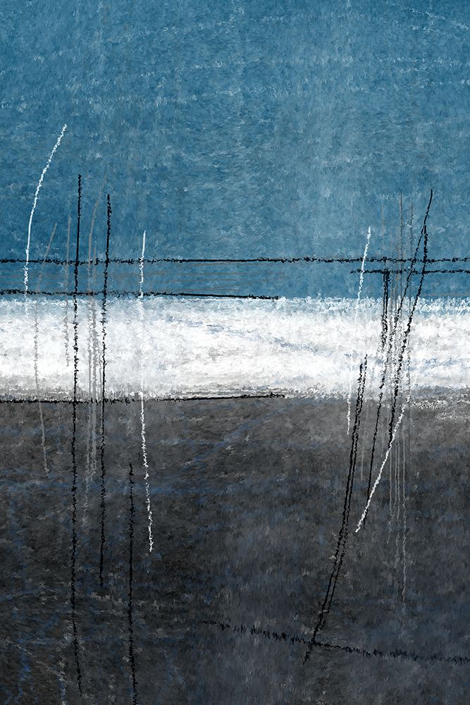 Blue Gray Grass art print by Incado for $57.95 CAD