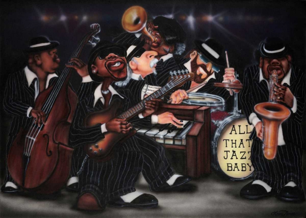 All That Jazz-Baby art print by Leonard Jones for $57.95 CAD