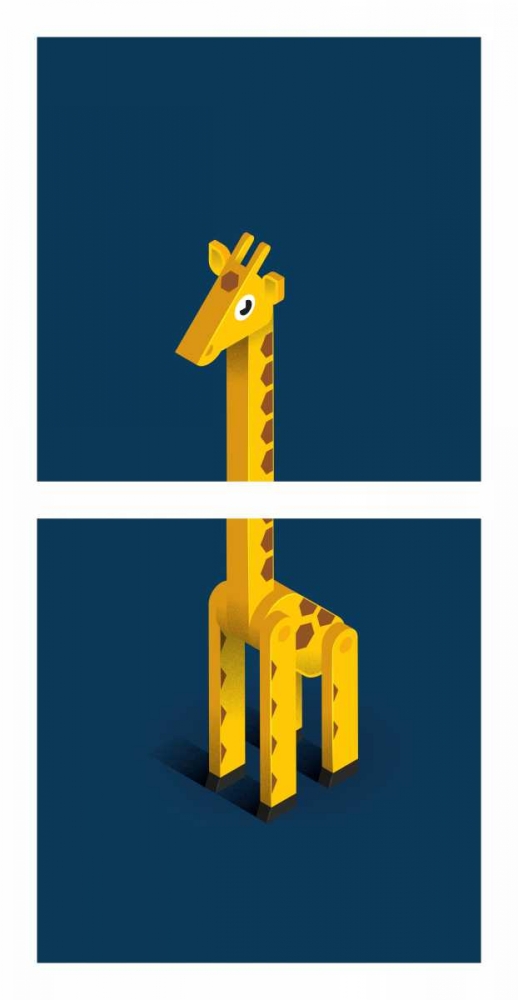 Giraffe art print by Bo Virkelyst Jensen for $57.95 CAD