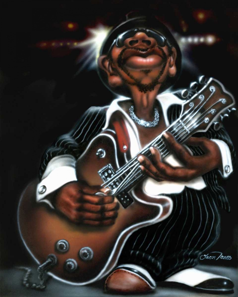 Jazzman Cool art print by Leonard Jones for $57.95 CAD