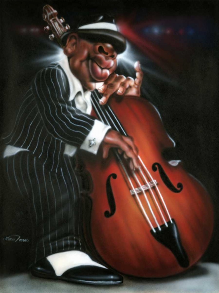 Jazzman D art print by Leonard Jones for $57.95 CAD
