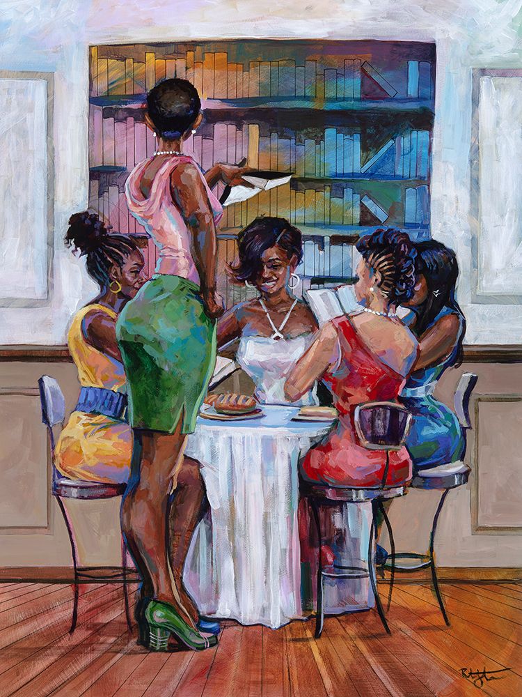 The Book Club III art print by Robert Jackson for $57.95 CAD