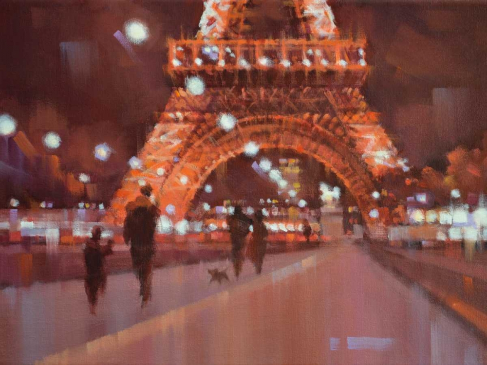 Paris at Night art print by Alex Hook Krioutchkov for $57.95 CAD