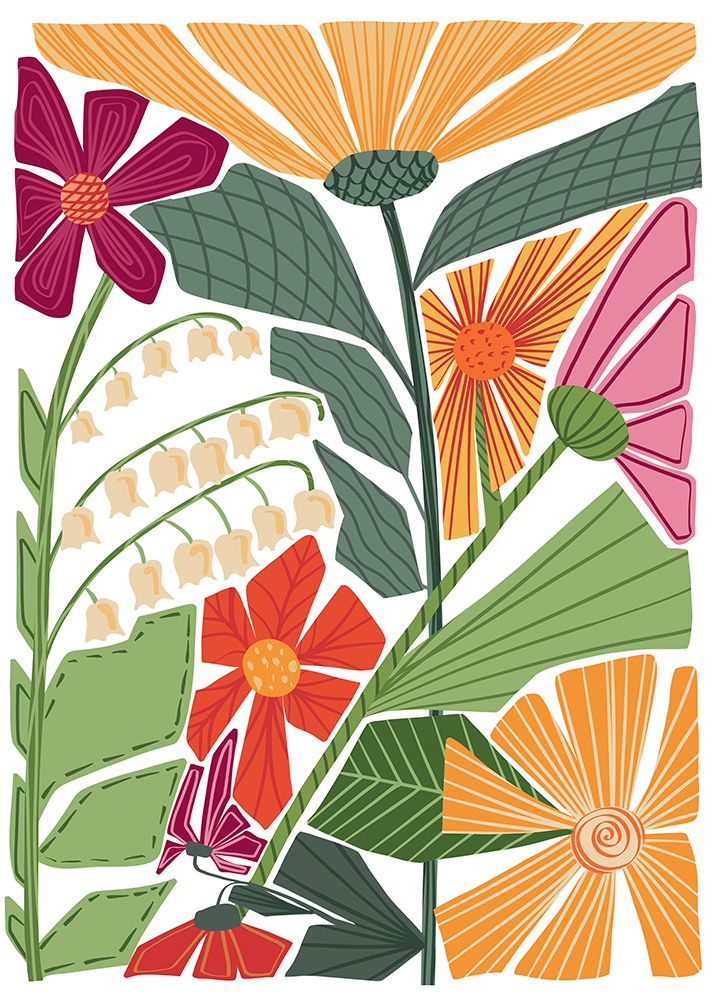 Wild Garden 4 art print by Madelen Klingeroth for $57.95 CAD