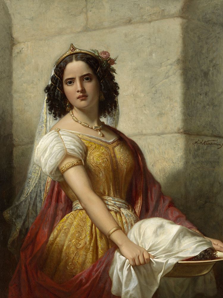 Salome with the Head of John the Baptist, c. 1861 art print by Jan Adam Kruseman for $57.95 CAD