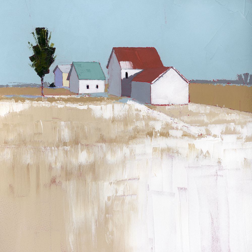 Snow On The Roof art print by Ruth LaGue for $57.95 CAD