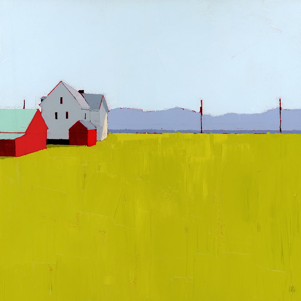 Farmhouse and Shed art print by Ruth LaGue for $57.95 CAD