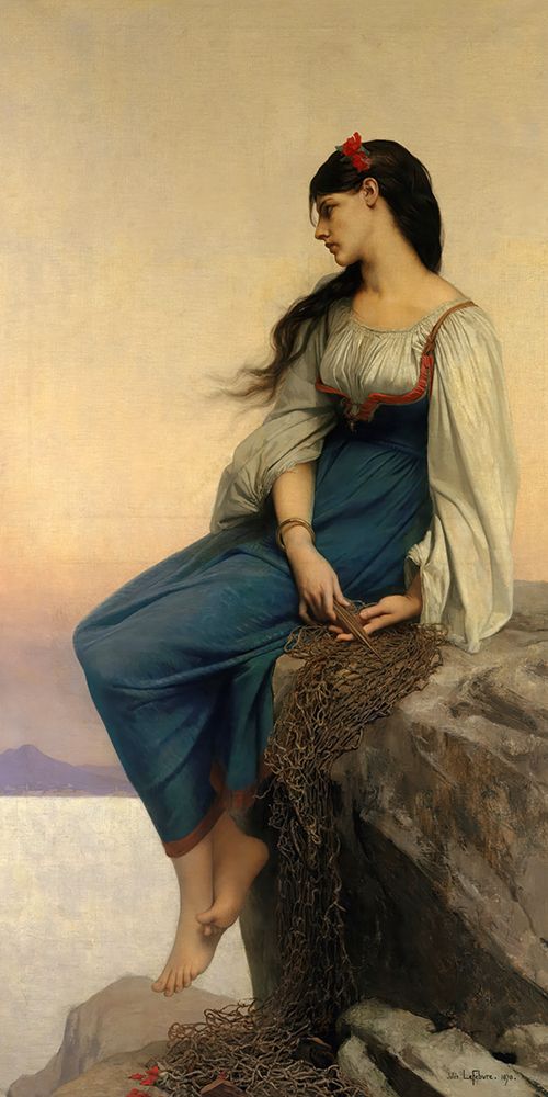 Graziella, 1878 art print by Jules-Joseph Lefebvre for $57.95 CAD
