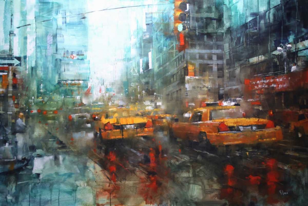 Times Square Reflections art print by Mark Lague for $57.95 CAD
